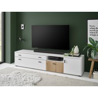 INOSIGN Lowboard "Hudson", in moderner Trendfarbe, Griffe aus Metall (Schwarz), Breite 200 cm von Inosign