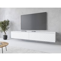 INOSIGN Lowboard "Vera, wahlweise mit oder ohne Beleuchtung", gefräste MDF Front mit 3D Effekt, stehend und hängend montierbar von Inosign