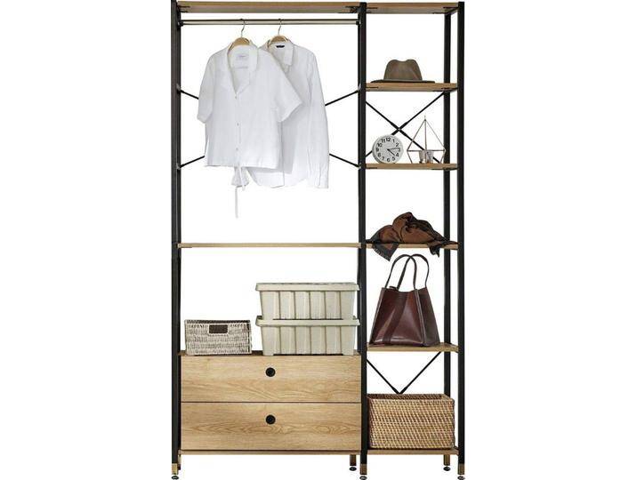INOSIGN Mehrzweckregal Connor, vielfältig nutzbar, für alle Räume geeignet, Breite 127,50 cm, beige schwarz von Inosign