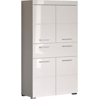 welltime Midischrank "Avena", Standschrank mit 4 Türen, 1 Schublade - (B/T/H) 73/31/130 cm von Welltime