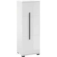 INOSIGN Midischrank "Cantara, Badschrank in Hochglanz Weiß, Schrank im modernen Design", mit schwarzen Griffen, ausreichend Stauraum von Inosign
