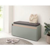 INOSIGN Polsterbank "GiRON/CiTY, Garderobenbank mit Klappe, Sitzbank in vier Farben", (2 St.), viel Stauraum, Platz für ca. 8 Paar Schuhe, 100 cm breit von Inosign