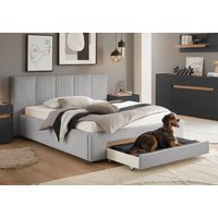 INOSIGN Polsterbett "CiTY/GiRON, Bettgestell mit Bettkasten, gepolstertes Stauraumbett", mit Hundebett oder Stauraumschublade, Bezug Cord-oder Leinenoptik von Inosign