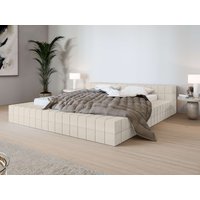INOSIGN Polsterbett "VENDY wahlweise mit Matratze und Topper, in 3 Breiten erhältlich", Bettgestell mit Kopfteil und Bettkasten, mit/ohne Matratze (BFK/TFK) von Inosign