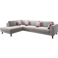 INOSIGN Ecksofa "Laurentia, L-Form", mit 4 Zierkissen, Ottomane links oder rechts bestellbar von Inosign