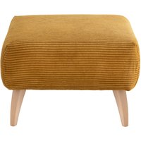 INOSIGN Polsterhocker "Colori", Holzfußfarbe wählbar, verschiedene Stoffe, hochwertige Stoffqualität von Inosign