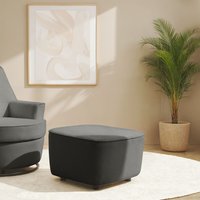 INOSIGN Polsterhocker "HETTY, passender Hocker zum Drehsessel HETTY, 56 x 60 x 40 cm,", (1 St.), mit schrägem Sitz von Inosign