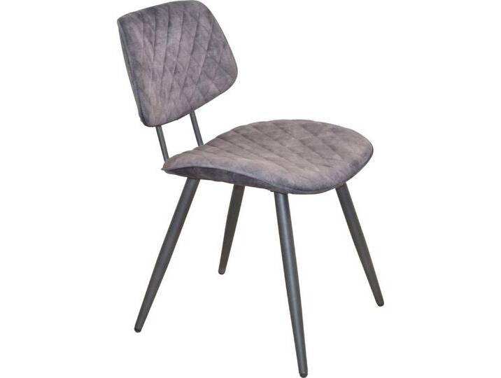 INOSIGN Polsterstuhl (Set, 1 St), Gestell aus Stahlrohr, Sitz und Rücken schaumstoffgepolstert, grau von Inosign