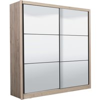 INOSIGN Schwebetürenschrank "Navara Kleiderschrank mit Spiegel Wäscheschrank", mit kompletter Spiegelfront, FSC-zertifiziert, 213,5x215,5x61cm von Inosign