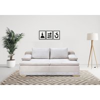 INOSIGN Schlafsofa "Ben", mit Boxspringaufbau, Bettfunktion & Bettkasten, Dauerschlafsofa von Inosign