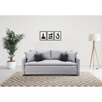 INOSIGN Schlafsofa "Potsdam", mit Boxspringaufbau, Bettfunktion & Bettkasten, Dauerschlafsofa von Inosign