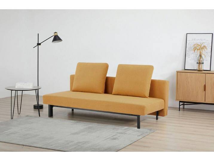 INOSIGN Schlafsofa BROOKFIELD, Bettsofa, Klappsofa, Couch, Gästebett, mit Bettfunktion, pflegeleichter Webstoffbezug, gelb, gelb INOSIGN Schlafsofa BROOKFIELD, Bettsofa, Klappsofa, Couch, Gästebett, mit Bettfunktion, pflegeleichter Webstoffbezug, gelb, gelb von Inosign