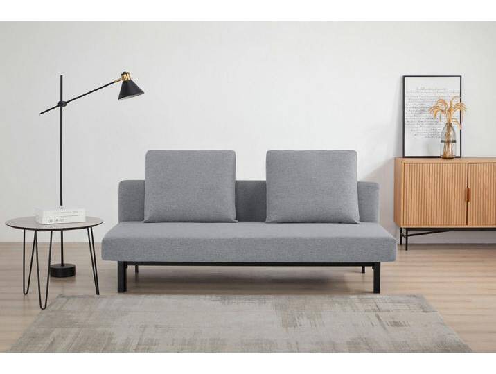 INOSIGN Schlafsofa BROOKFIELD, Bettsofa, Klappsofa, Couch, Gästebett, mit Bettfunktion, pflegeleichter Webstoffbezug, grau, hellgrau von Inosign