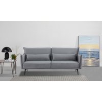 INOSIGN Schlafsofa "TULARE, 204 cm, klappbarer 3-Sitzer mit verstellbarer Rückenlehne,", Schlaffunktion, Velvet-Samtvelours u. Webstoff von Inosign