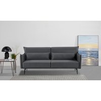 INOSIGN Schlafsofa "TULARE, 204 cm, klappbarer 3-Sitzer mit verstellbarer Rückenlehne,", Schlaffunktion, Velvet-Samtvelours u. Webstoff von Inosign
