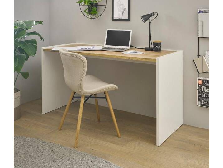 INOSIGN Schreibtisch CiTY/GiRON, moderner Computertisch, wohnliches Home Office, Breite 80 oder 143 cm, weiß von Inosign
