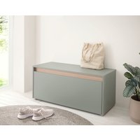 INOSIGN Schuhbank "GiRON/CiTY, Garderobenbank mit Klappe, Sitzbank in vier Farben", viel Stauraum, Platz für ca. 8 Paar Schuhe, 100 cm breit von Inosign