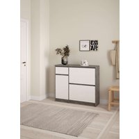 INOSIGN Schuhschrank "Naia Schuhaufbewahrung, Schuhkommode, Schuhregal, Modernes Design" mit 2 Klappen und 1 Tür und 1 Schublade, Praktisch, Breite 109 cm INOSIGN Schuhschrank "Naia Schuhaufbewahrung, Schuhkommode, Schuhregal, Modernes Design" mit 2 Klappen und 1 Tür und 1 Schublade, Praktisch, Breite 109 cm von Inosign