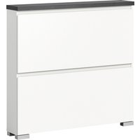 INOSIGN Schuhschrank "Skoskap, Tiefe 18cm, 2 Klappen mit Schuhwalze, Platz für 8 Schuhpaare", hängend und stehend montierbar, Schuhkipper, Schuhkommode, Schuhregal von Inosign