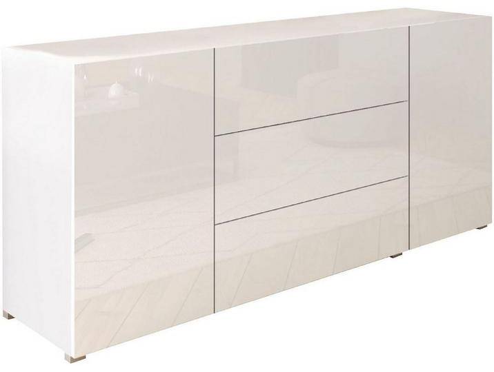 INOSIGN Sideboard BERLIN, Moderne grifflose Kommode Breite 150 cm, 4 Schubkästen/ 2 Türen, weiß von Inosign