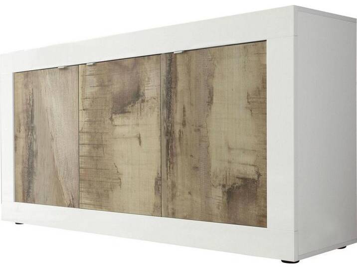 INOSIGN Sideboard Basic Breite 160 cm, Kommode 3 Türen, Anrichte, Metallgriff, moderne Rahmenoptik, viel Stauraum, Farbauswahl, weiß INOSIGN Sideboard Basic Breite 160 cm, Kommode 3 Türen, Anrichte, Metallgriff, moderne Rahmenoptik, viel Stauraum, Farbauswahl, weiß von Inosign