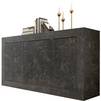 INOSIGN Sideboard "Basic Breite 160 cm, Kommode 3 Türen, Anrichte," Metallgriff, moderne Rahmenoptik, viel Stauraum, Farbauswahl von Inosign
