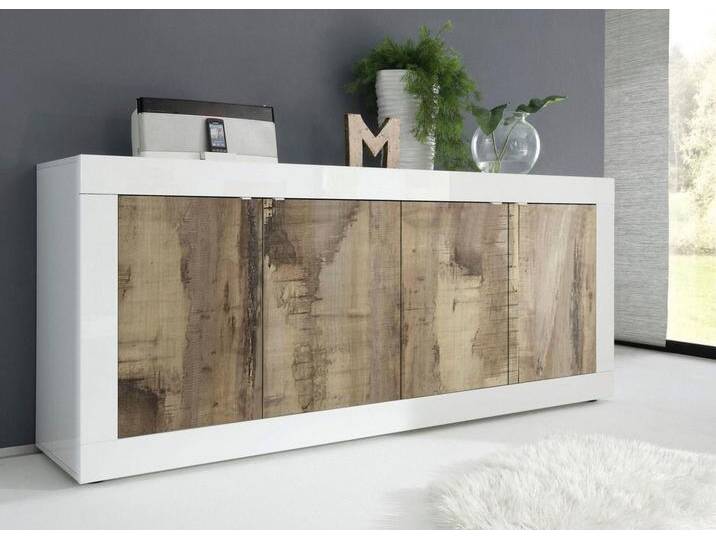 INOSIGN Sideboard Basic Breite 207 cm, Kommode 4 Türen, Anrichte, Metallgriff, moderne Rahmenoptik INOSIGN Sideboard Basic Breite 207 cm, Kommode 4 Türen, Anrichte, Metallgriff, moderne Rahmenoptik von Inosign
