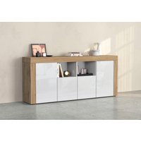 INOSIGN Sideboard "CHRONOS Breite 200 cm mit 4 Türen, 2 offene und 8 geschlossene Fächer" 1 Stk. tlg. Sideboard,Kommode, Schrank, Grifflos mit Push to Open, Made in Italy INOSIGN Sideboard "CHRONOS Breite 200 cm mit 4 Türen, 2 offene und 8 geschlossene Fächer" 1 Stk. tlg. Sideboard,Kommode, Schrank, Grifflos mit Push to Open, Made in Italy von Inosign