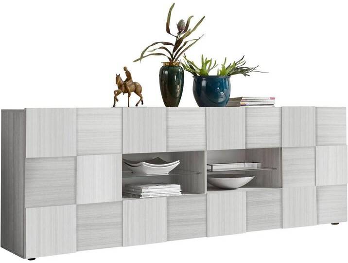 INOSIGN Sideboard Dama Breite 241, Kommode 2 Türen u. 4 Schubkästen, Anrichte, Front in 3D-Optik, viel Stauraum, verschiedene Farben, weiß INOSIGN Sideboard Dama Breite 241, Kommode 2 Türen u. 4 Schubkästen, Anrichte, Front in 3D-Optik, viel Stauraum, verschiedene Farben, weiß von Inosign