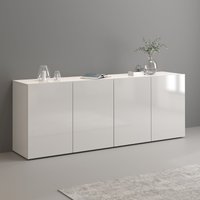 INOSIGN Sideboard "Egypt, Kommode, Schrank, Kredenz, grifflos", 4 Türen, Hochglanz lackiert, Breite 180 von Inosign