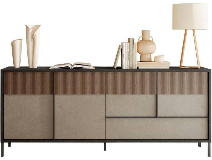 INOSIGN Sideboard Everest Breite 206 cm, Kommode mit 4 Türen u. 1 Schubkasten, Anrichte, Soft/Self Closing, Korpus 22 mm von Inosign