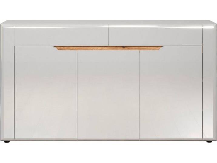 INOSIGN Sideboard Graz (Packung, 1 St), Maße aufgebaut (B/T/H in cm): 150/39/84 - Hochglanz Front, weiß von Inosign