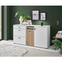 INOSIGN Sideboard "Hudson" in moderner Trendfarbe, Griffe aus Metall (Schwarz), Breite 150 cm von Inosign