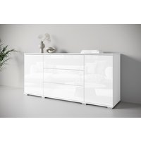INOSIGN Sideboard "Kenia, Kommode für das Schlafzimmer/Wohnzimmer", (1 St.), Modernes Sideboard mit 3 Schubladen und 4 Fächern, Breite 150 cm von Inosign