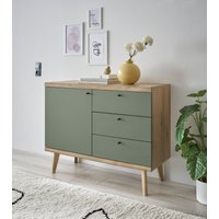 INOSIGN Sideboard "MAVAS", in moderner Trendfarbe, Griffe aus Metall (Schwarz), Breite 107 cm von Inosign