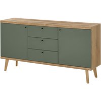 INOSIGN Sideboard "MAVAS", in moderner Trendfarbe, Griffe aus Metall (Schwarz), Breite 160 cm von Inosign