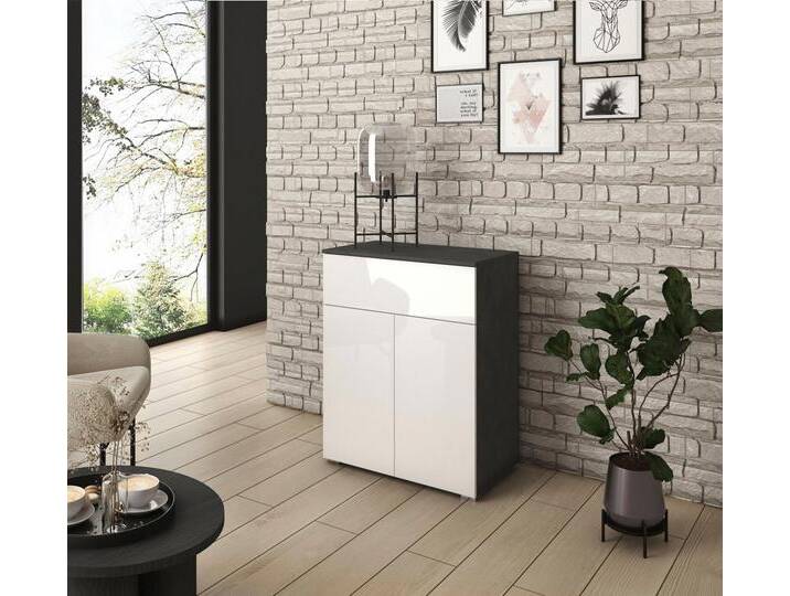 INOSIGN Sideboard PARIS (1 St), Moderne 72cm breite grifflose Kommode, vielseitig einsetzbar, weiß von Inosign