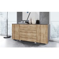 INOSIGN Sideboard "PARIS", (1 St.), Moderne 150cm breite grifflose Kommode, vielseitig einsetzbar von Inosign