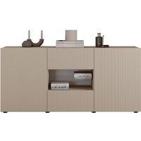 INOSIGN Sideboard "Rio Breite 181 cm, Kommode mit 2 Türen u. 2 Schubkästen,", Anrichte, geriffelte Front, modern u. elegant, viel Stauraum von Inosign