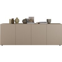 INOSIGN Sideboard "Rio Breite 240 cm, Kommode mit 4 Türen, Anrichte,", geriffelte Front, modern u. elegant, viel Stauraum von Inosign
