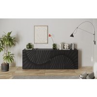 INOSIGN Sideboard "Snake Breite 241 cm, moderne Kommode mit 4 Türen", Anrichte mit viel Stauraum, Front mit besonderem Siebdruck von Inosign