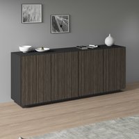 INOSIGN Sideboard "Vega Sideboard,Kommode,200 cm", mit 4 Türen,Fronten mit Rillen-Optik von Inosign