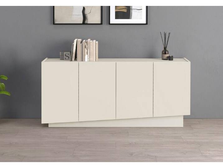 INOSIGN Sideboard VELA, Sideboard, Breite 160 cm, Design mit schrägen Türen (1 St), Made in Italy, Maße-B/T/H: 160x35x75,Sideboard, Anrichte, Kommode von Inosign