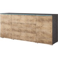 INOSIGN Sideboard "VERA, grifflos", verstellbare Einlegeböden, Wahlweise mit oder ohne Beleuchtung von Inosign