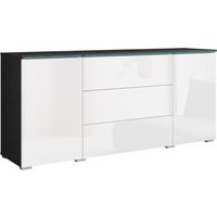 INOSIGN Sideboard "VERA, grifflos", verstellbare Einlegeböden, Wahlweise mit oder ohne Beleuchtung von Inosign