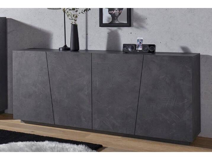 INOSIGN Sideboard Vega, Kommode mit 4 Türen, Breite 200 cm, grau, Zement-Optik INOSIGN Sideboard Vega, Kommode mit 4 Türen, Breite 200 cm, grau, Zement-Optik von Inosign