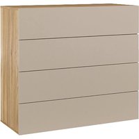 Home affaire Sideboard "Wharton,Breite 100cm, Schubladenkommode", Kommode mit 4 Schubkasten, viel Stauraum von home affaire
