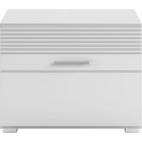 INOSIGN Sitzbank "Malmö, Breite 60 cm, 1 Tür, 2 Fächer, hochwertige MDF Front" Rillenfräsung, Bank, Schuhbank, Garderobenbank, Dielenbank von Inosign