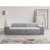 WERK2 Sofa "Zeus 3-Sitzer, Big-Sofa, Breite 256cm, Tiefe 105cm, modern und bequem", Curvy Trend 3-Sitzer mit urbaner Optik von Werk2