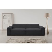 WERK2 Sofa "Zeus 3-Sitzer, Big-Sofa, Breite 256cm, Tiefe 105cm, modern und bequem", Curvy Trend 3-Sitzer mit urbaner Optik von Werk2